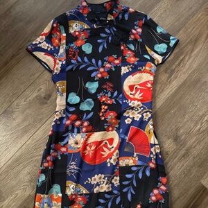 Zara Multicolor Floral Midi Dress